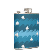 Patroon voor papierbakken heupfles (Rechts)