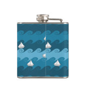 Patroon voor papierbakken heupfles (Achterkant)