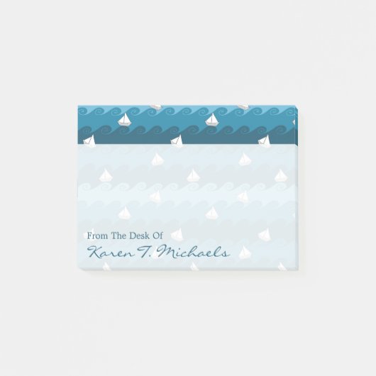 Patroon voor papierbakken | Jouw namen toevoegen Post-it® Notes (Voorkant)