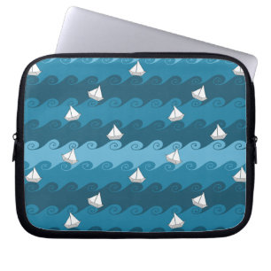 Patroon voor papierbakken laptop sleeve