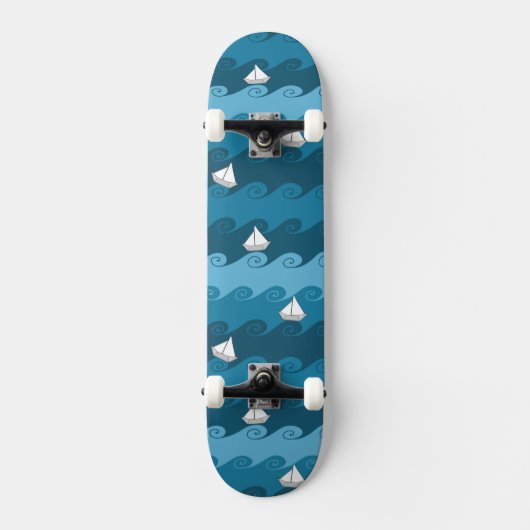 Patroon voor papierbakken skateboard (Voorkant)