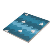 Patroon voor papierbakken tegeltje (Zijkant)