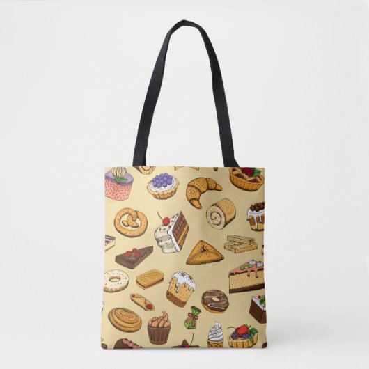 Patroon voor pasteien tote bag (Voorkant)