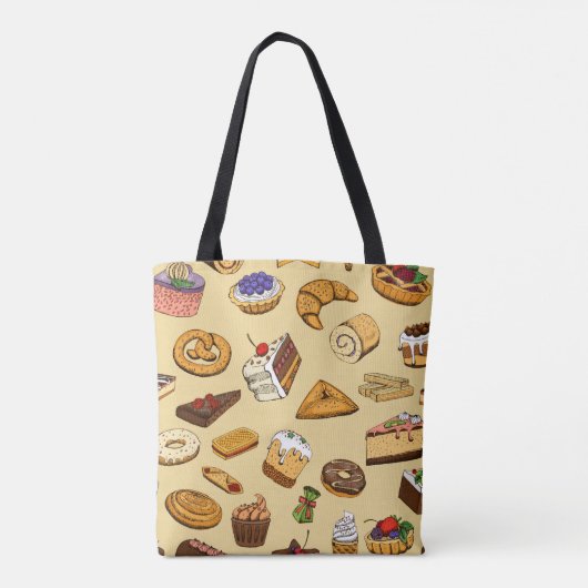 Patroon voor pasteien tote bag (Achterkant)