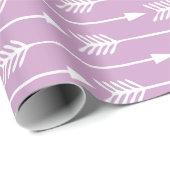 Patroon voor pijlen lavender cadeaupapier (Rol Hoek)