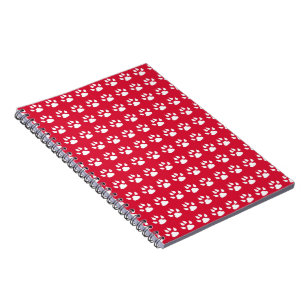 Patroon voor plakken (rood en wit) notitieboek