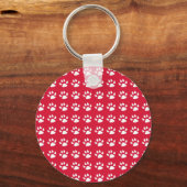 Patroon voor plakken (rood en wit) sleutelhanger (Voorkant)