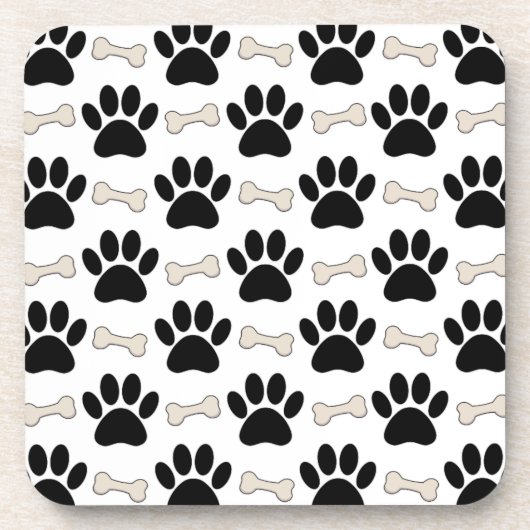 Patroon voor poten en Botten Bier Onderzetter (Voorkant)