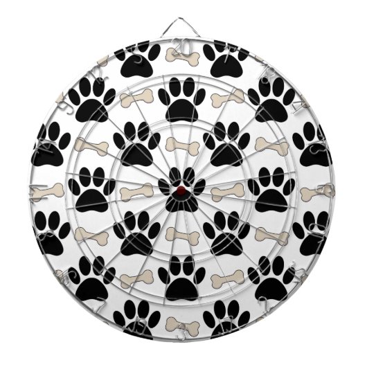 Patroon voor poten en Botten Dartbord (Voorkant)