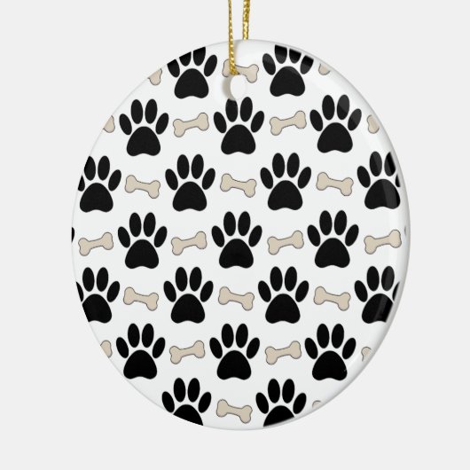 Patroon voor poten en Botten Keramisch Ornament (Links)