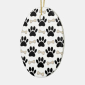 Patroon voor poten en Botten Keramisch Ornament (Links)