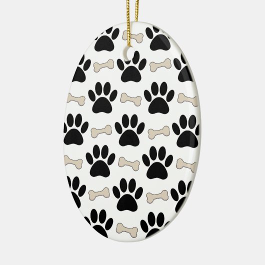 Patroon voor poten en Botten Keramisch Ornament (Links)