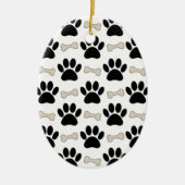 Patroon voor poten en Botten Keramisch Ornament (Voorkant)