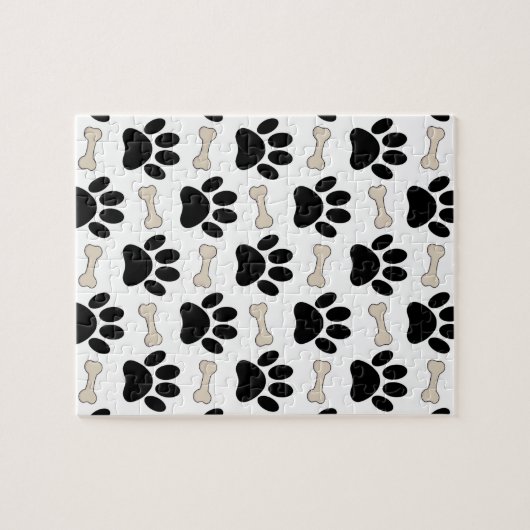 Patroon voor poten en Botten Legpuzzel (Horizontaal)