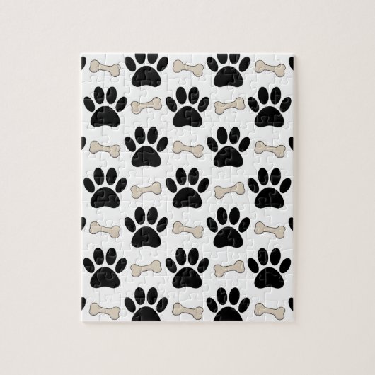 Patroon voor poten en Botten Legpuzzel (Verticaal)