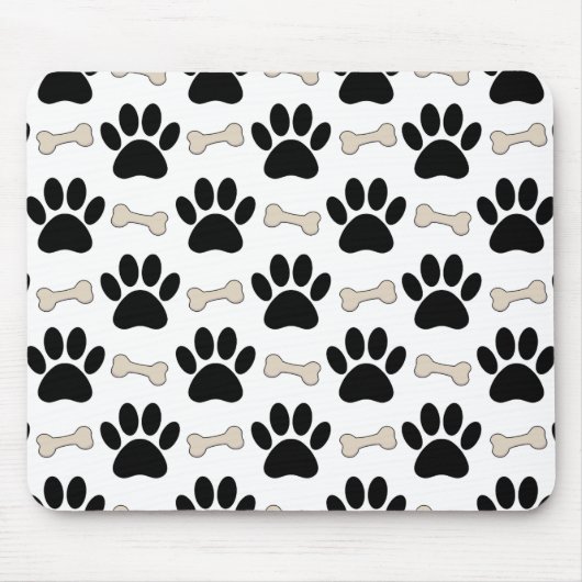 Patroon voor poten en Botten Muismat (Voorkant)