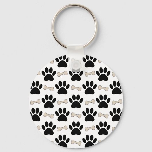 Patroon voor poten en Botten Sleutelhanger (Voorkant)