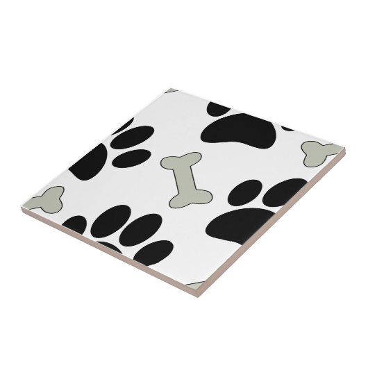 Patroon voor poten en Botten Tegeltje (Zijkant)