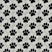 Patroon voor poten en Botten Tegeltje