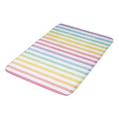 Patroon voor regenboogstripes badmat (Gekanteld)