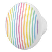 Patroon voor regenboogstripes keramische knop (Rechts)