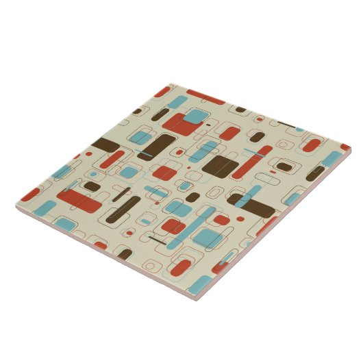  patroon voor retroArt Deco Tegeltje (Zijkant)