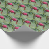 Patroon voor rode dragonfly Natuur   Cadeaupapier (Hoek)