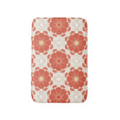 Patroon voor rode en goudflens badmat (Voorkant Verticaal)