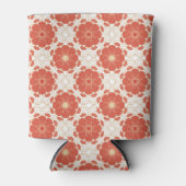 Patroon voor rode en goudflens blikjeskoeler (Voorkant)