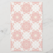 Patroon voor rode en goudflens briefpapier (Voorkant)