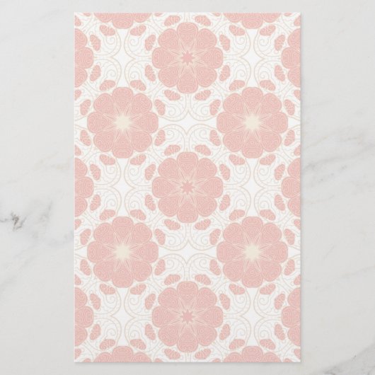 Patroon voor rode en goudflens briefpapier (Voorkant)