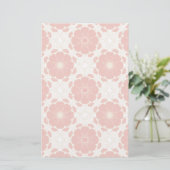 Patroon voor rode en goudflens briefpapier (Staand voorkant)