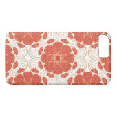 Patroon voor rode en goudflens Case-Mate iPhone case (Achterkant (Horizontaal))
