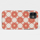 Patroon voor rode en goudflens Case-Mate iPhone case (Achterkant (horizontaal))