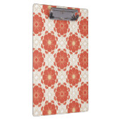 Patroon voor rode en goudflens klembord (Rechts)