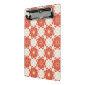 Patroon voor rode en goudflens mini klembord (Angled2)