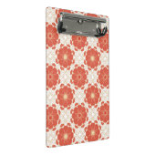 Patroon voor rode en goudflens mini klembord (Schuin)