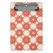 Patroon voor rode en goudflens mini klembord (Voorkant)