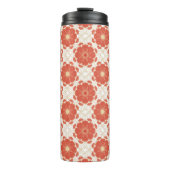 Patroon voor rode en goudflens thermosbeker (Voorkant)