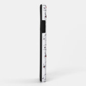 Patroon voor rode en zwarte spin Case-Mate iPhone case (Achterkant/rechts)