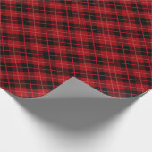 Patroon voor rode en zwarte tonnen cadeaupapier (Hoek)