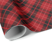 Patroon voor rode en zwarte tonnen cadeaupapier (Rol Hoek)