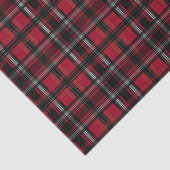 Patroon voor rode en zwarte tonnen tissuepapier (Detail)