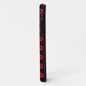 Patroon voor rode kissons Case-Mate iPhone case (Achterkant/links)