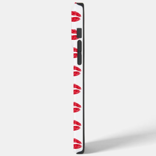 Patroon voor rode kissons Case-Mate iPhone case (Achterkant / Links)