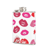 Patroon voor rode mondjes Aangepast Heupfles (Links)