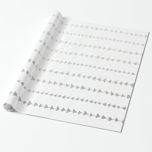 Patroon voor rode oliepijlen cadeaupapier (Uitgerold)