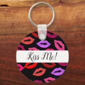 Patroon voor rode, roze en Paarse pekelaar Sleutelhanger (Voorkant)