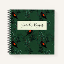 Patroon voor rode zwarte vogels