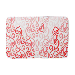 Patroon voor rood en roze hart badmat